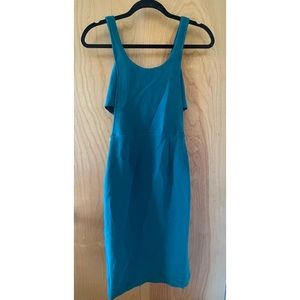 Dark Teal ASOS cut out Dress. Size 2.